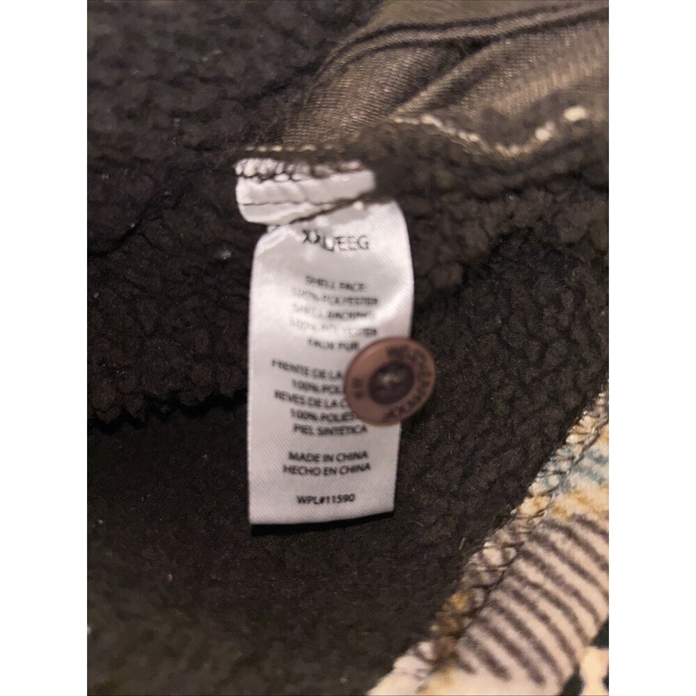 XXL Weatherproof Flannel Fleece Lined Jacket Brown Tan Plaid Button Up Pockets - Picture 11 of 13